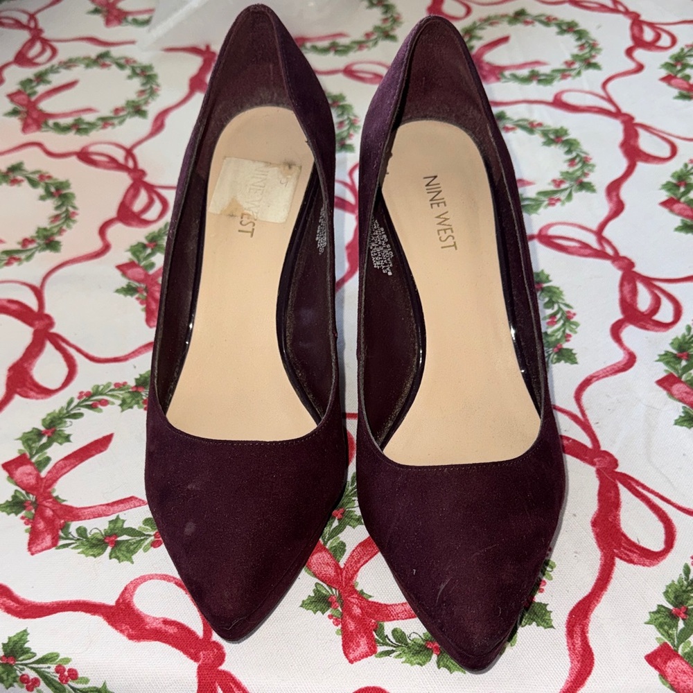 Nine West Women's Dark Wine Heels